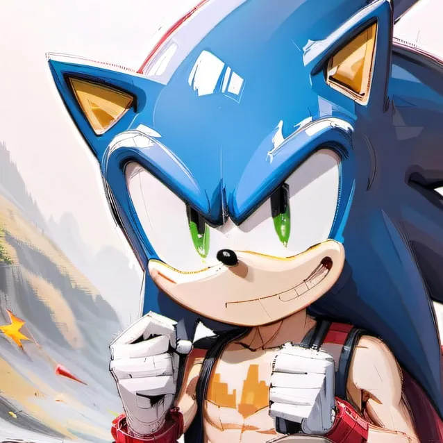 chat with ai character: sonic