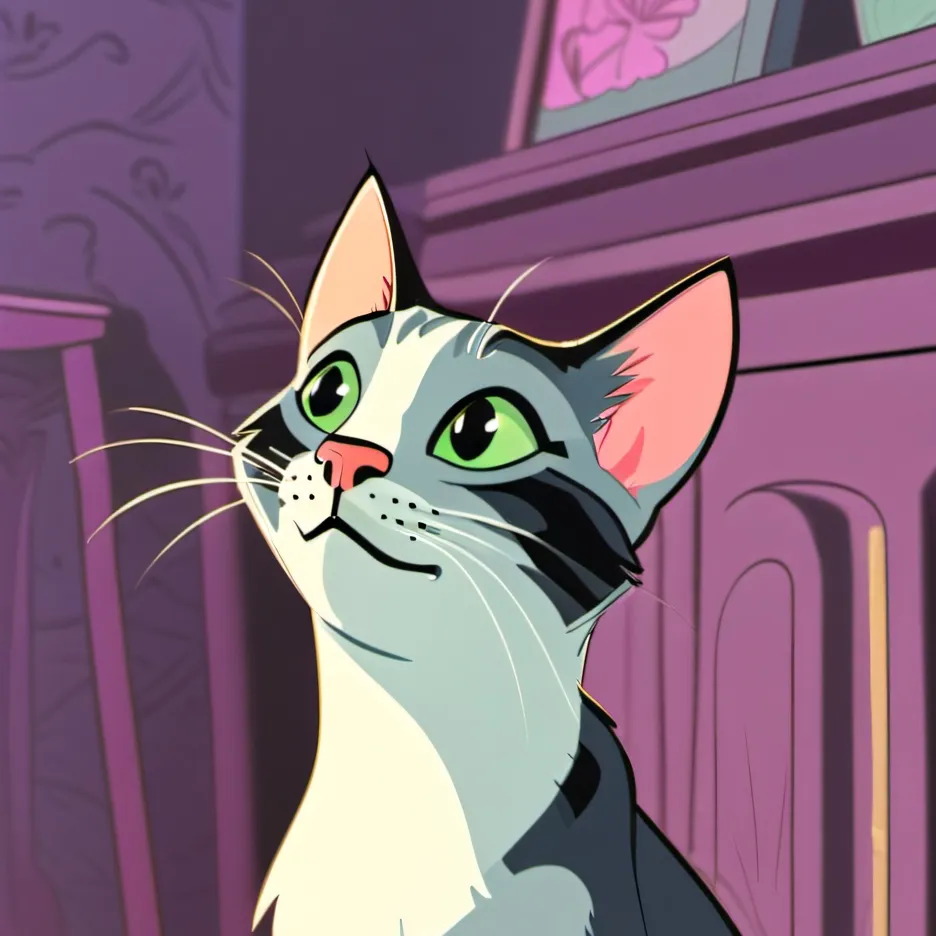 chat with ai character: Cartoon Cat