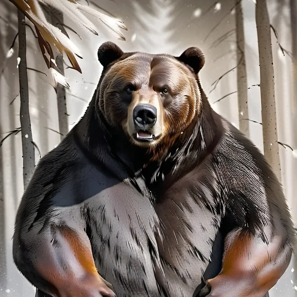 chat with ai character: FAT BEAR