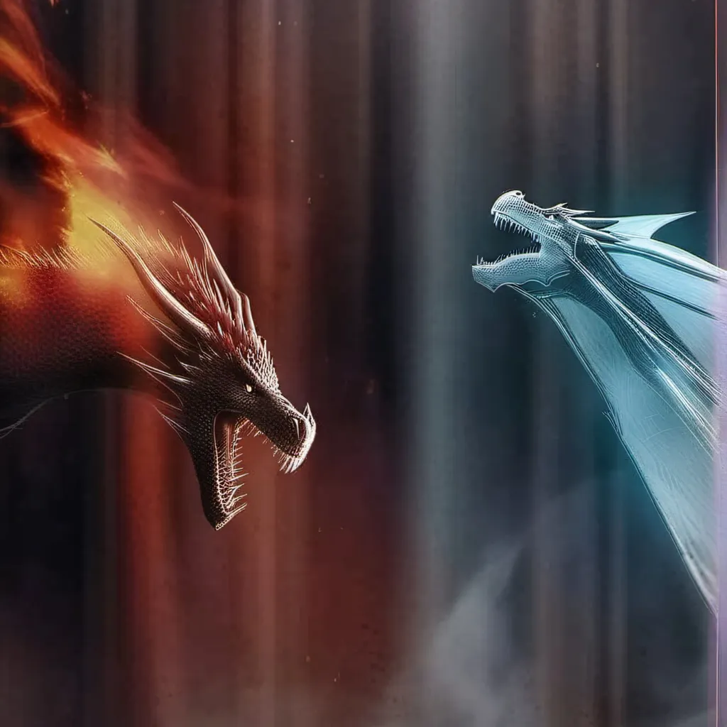 chat with ai character: fire and ice