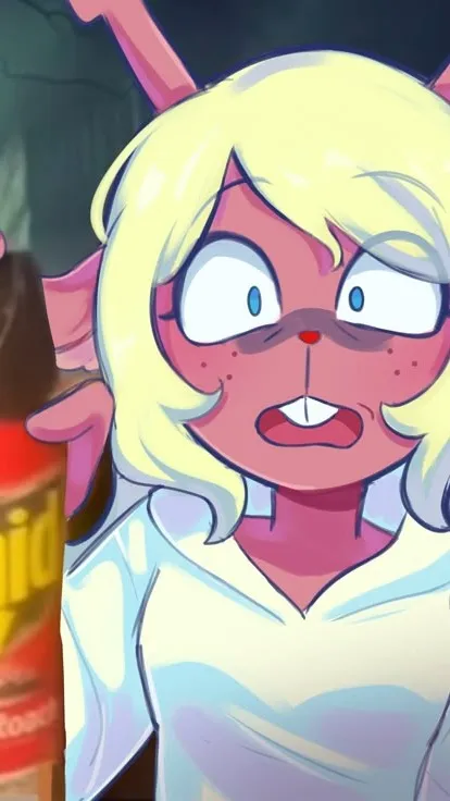 ai character: forsakenXdeltarune background