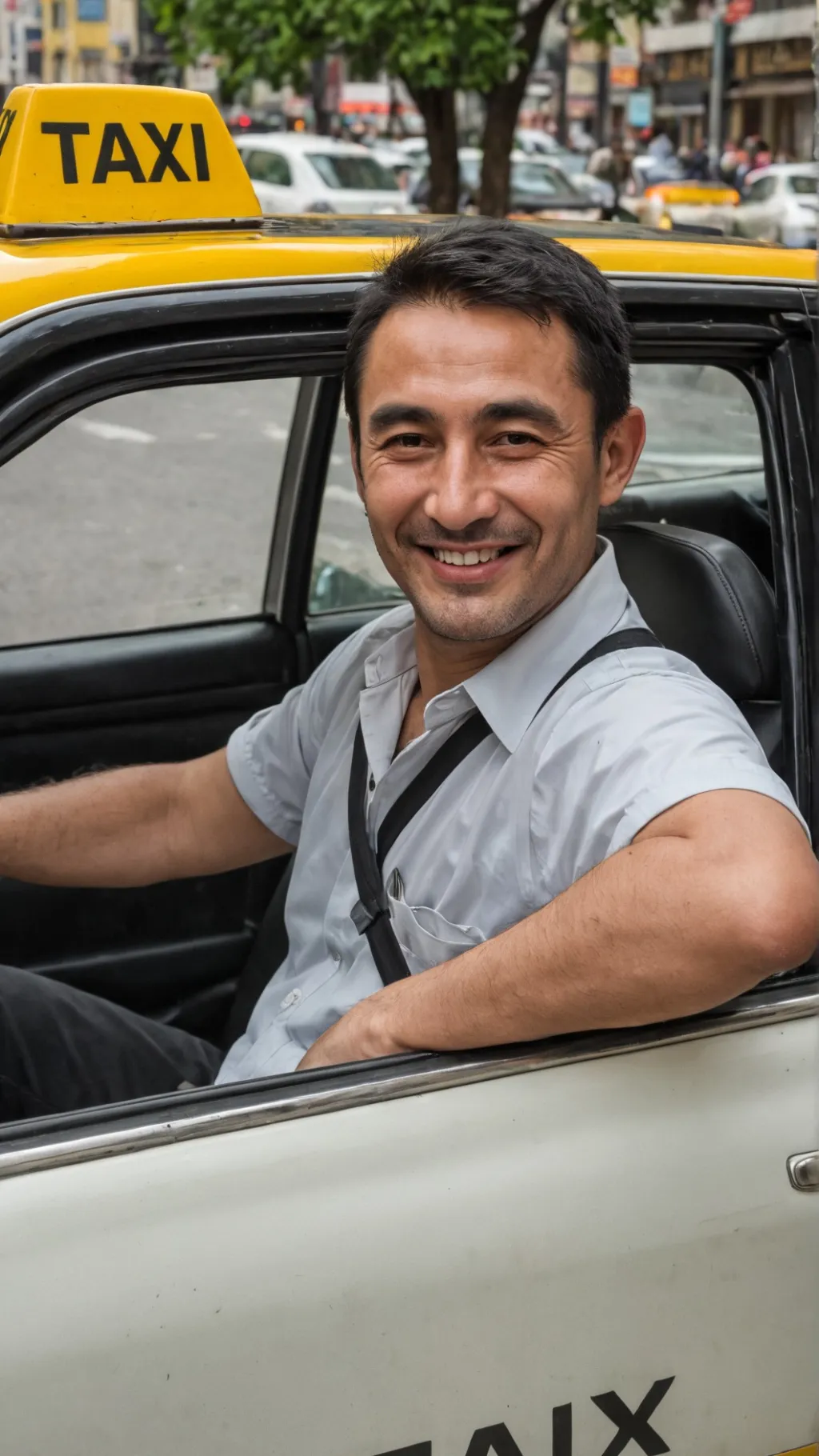 ai character: taxi driver background