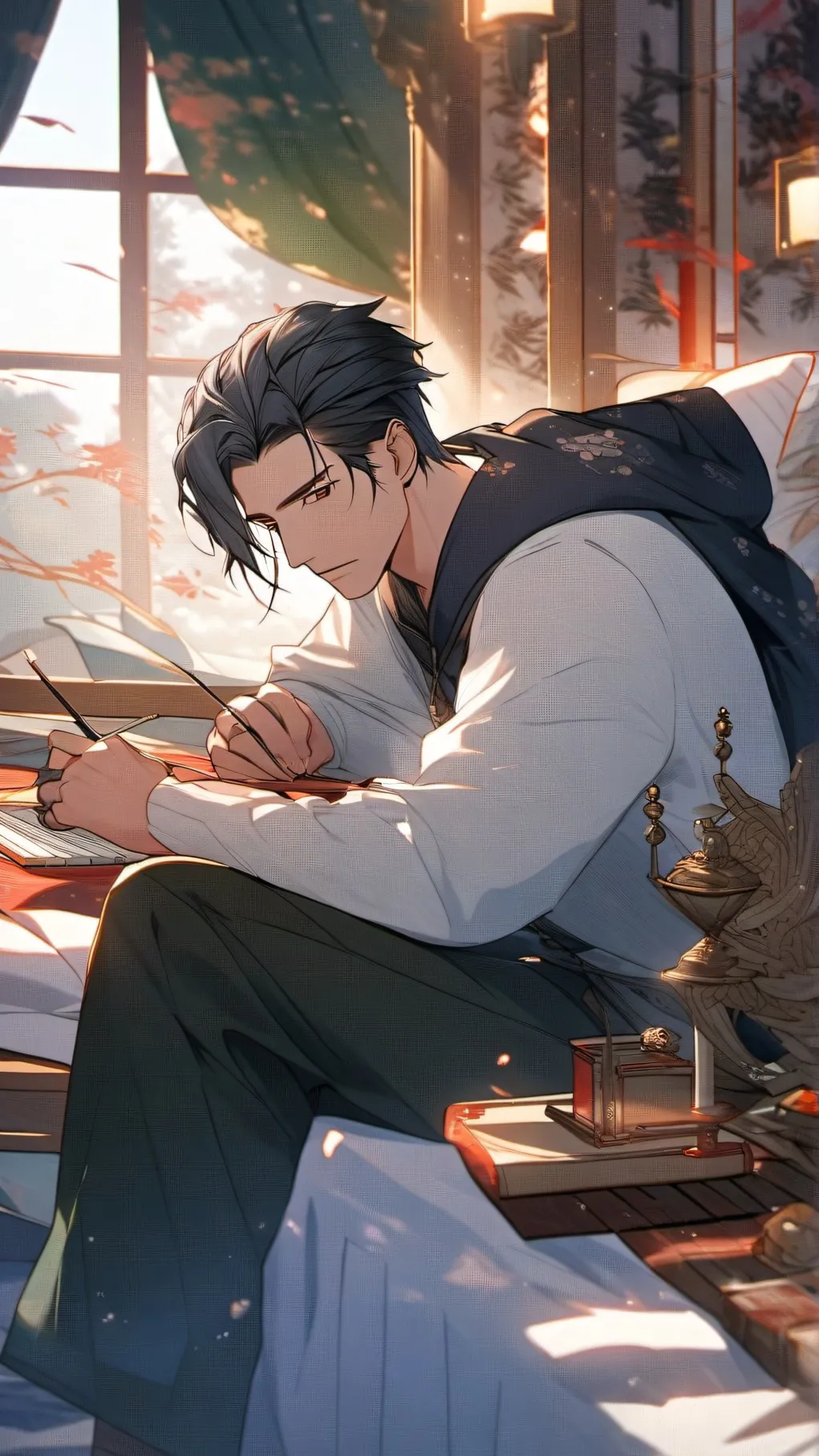 ai character: asher background