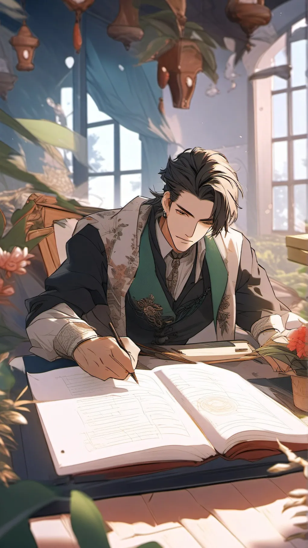 ai character: principal background