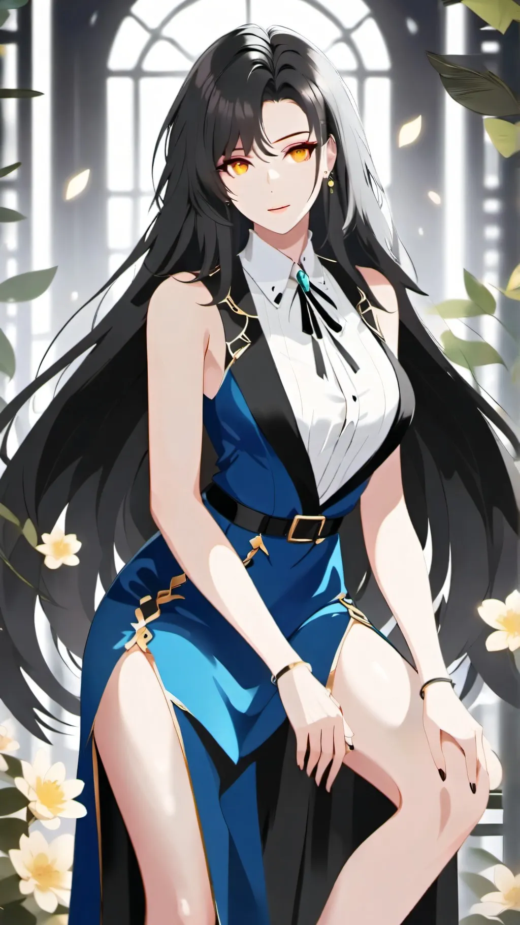 ai character: anime wafiu background