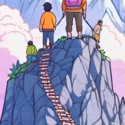 chat with ai character: The scary mountain