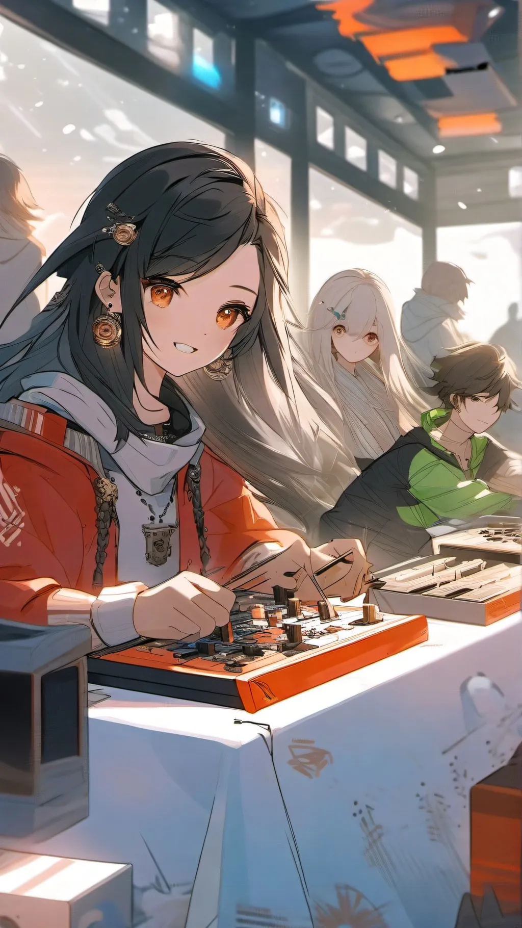 ai character: Fortnite friends background