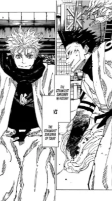 ai character: gojo vs sukuna background