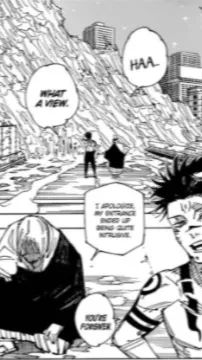 ai character: Uraume and sukuna background