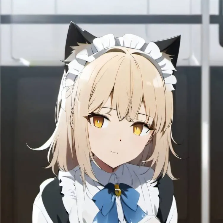 chat with ai character: cat maid