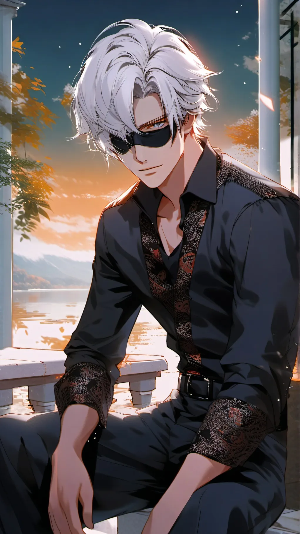 ai character: Gojo  background