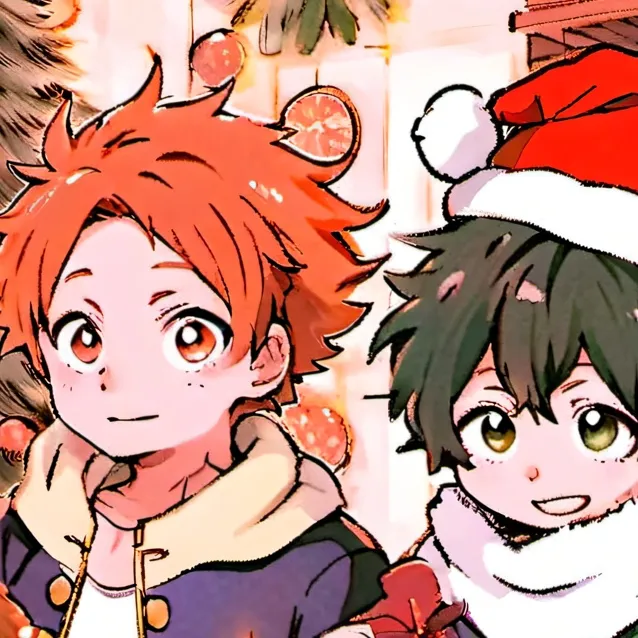 chat with ai character: mha (Christmas)