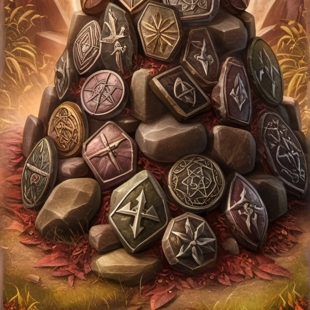 chat with ai character: Rune stones 