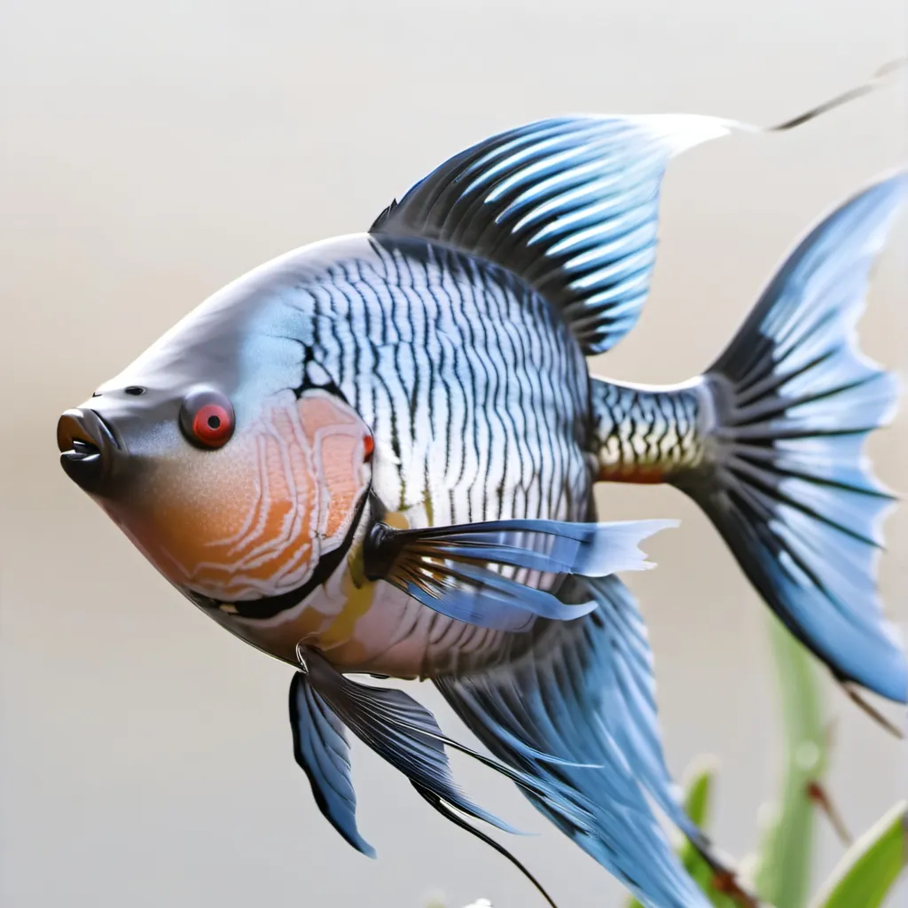 chat with ai character: Blue fish