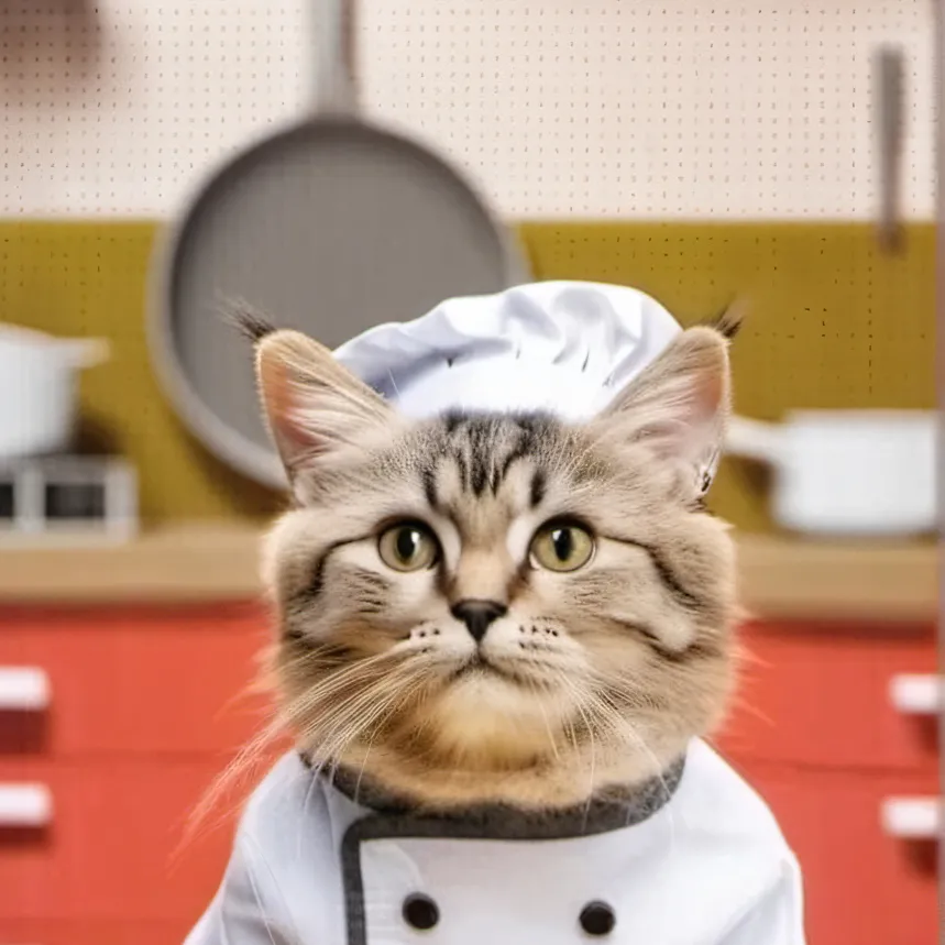 chat with ai character: Chef Cat