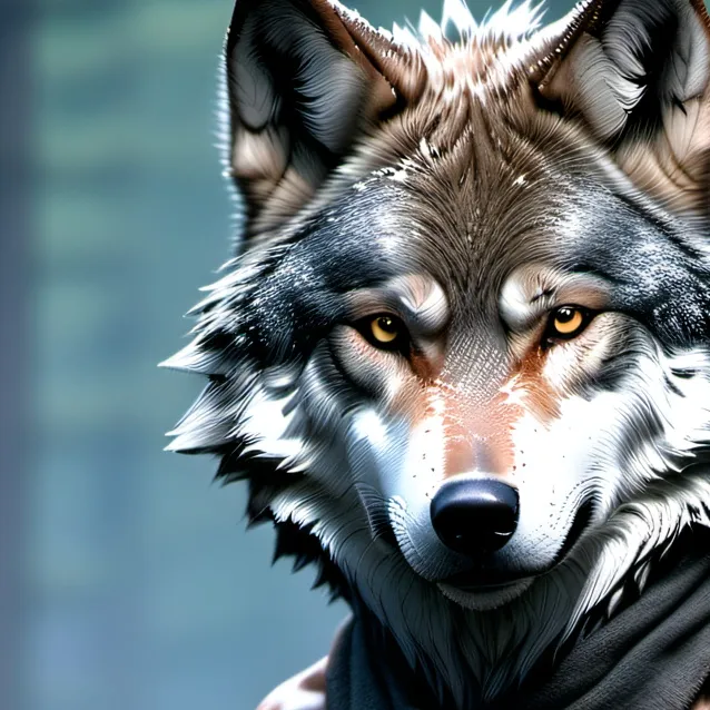 chat with ai character: wolf buff