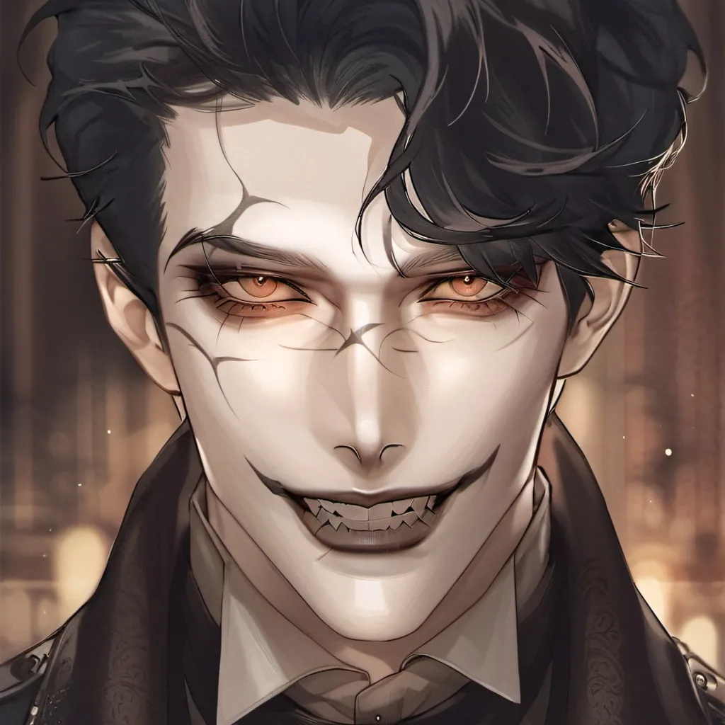 chat with ai character: smiling man