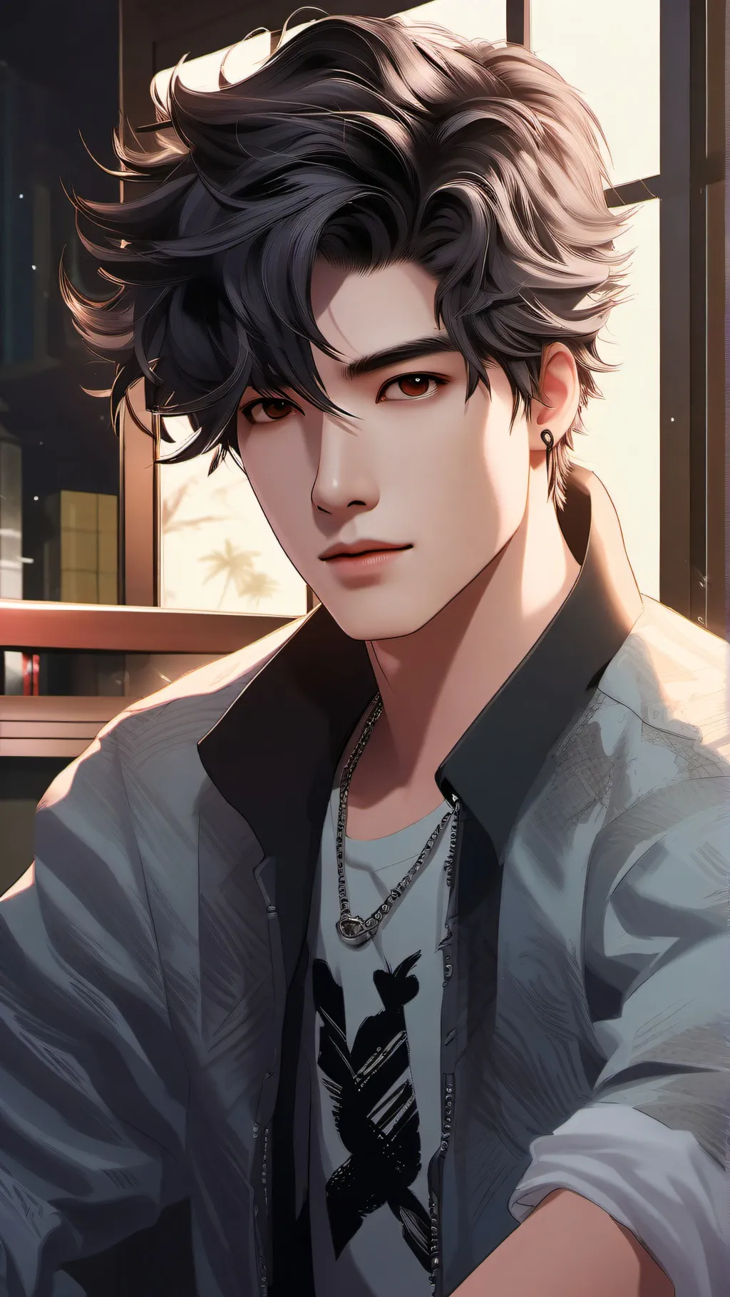 ai character: Xander background