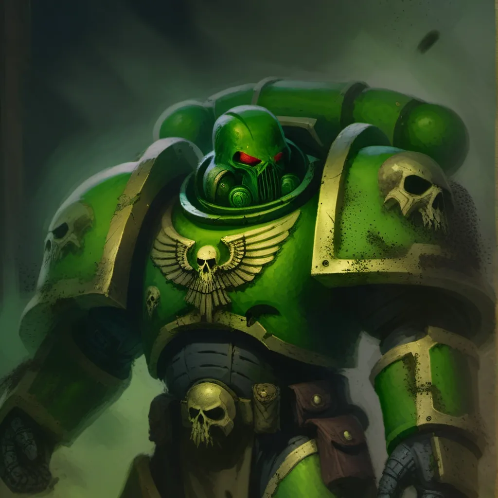 chat with ai character: {plague marine}