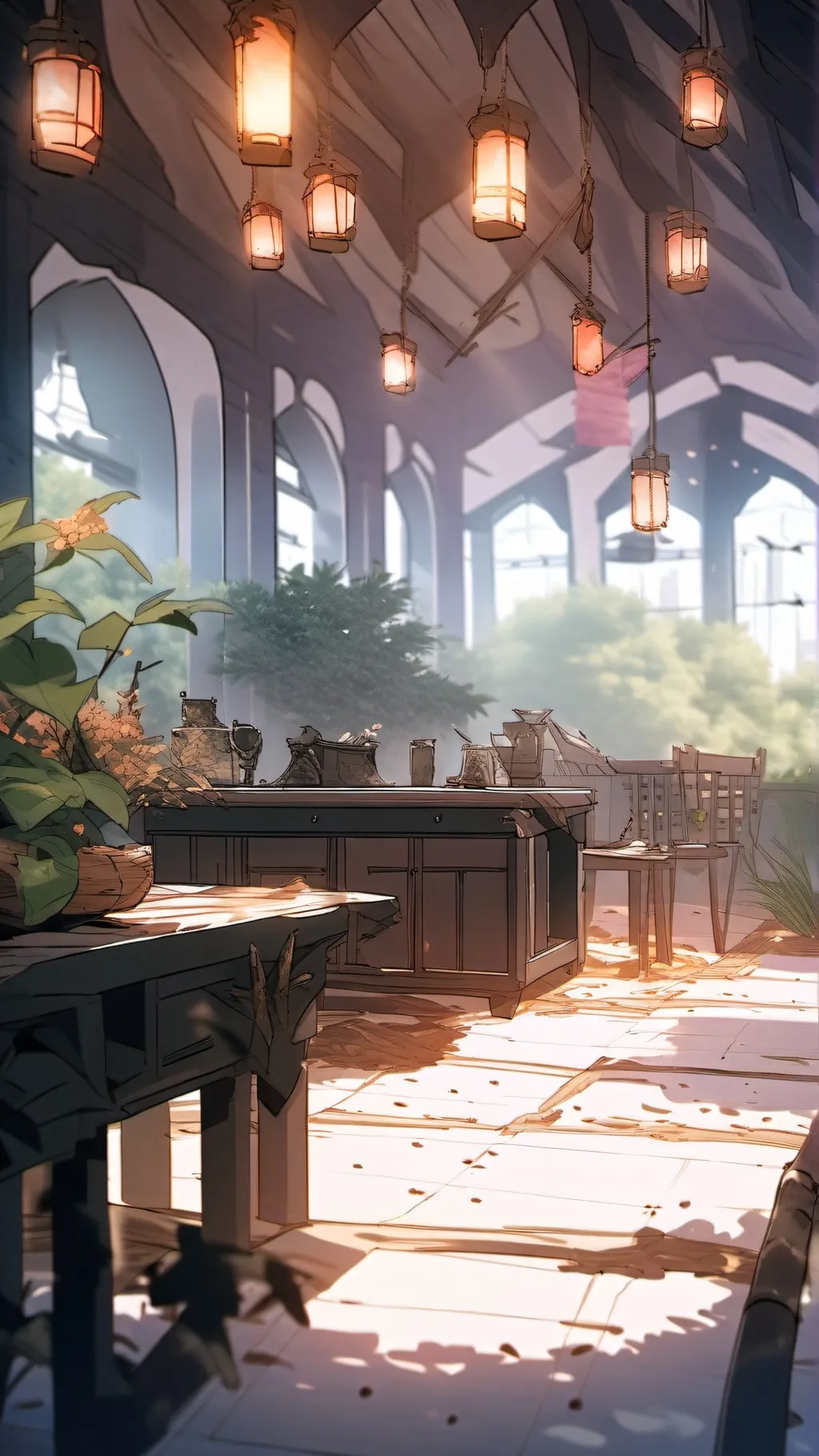 ai character: ......  background