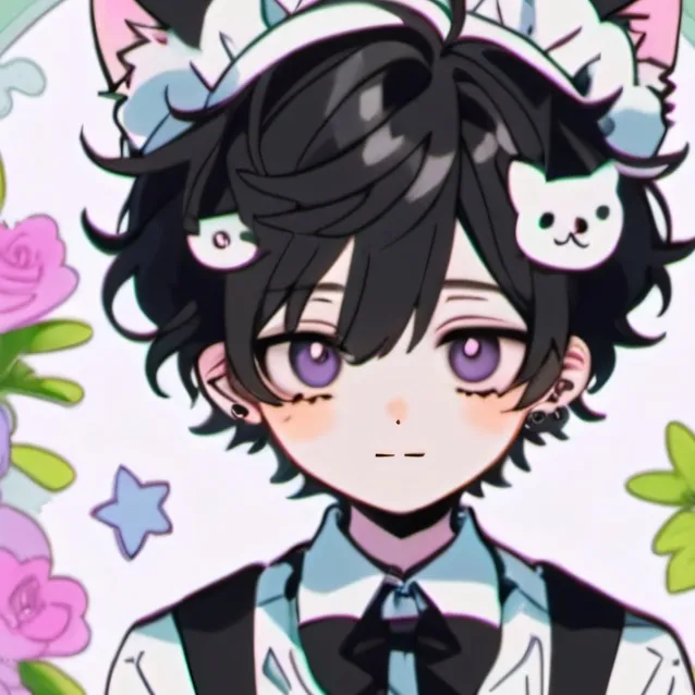 chat with ai character: cat boy maid