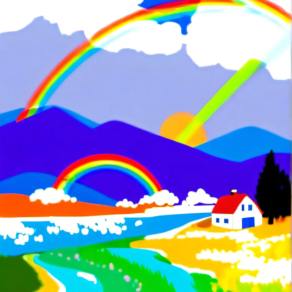 chat with ai character: rainbow freinds