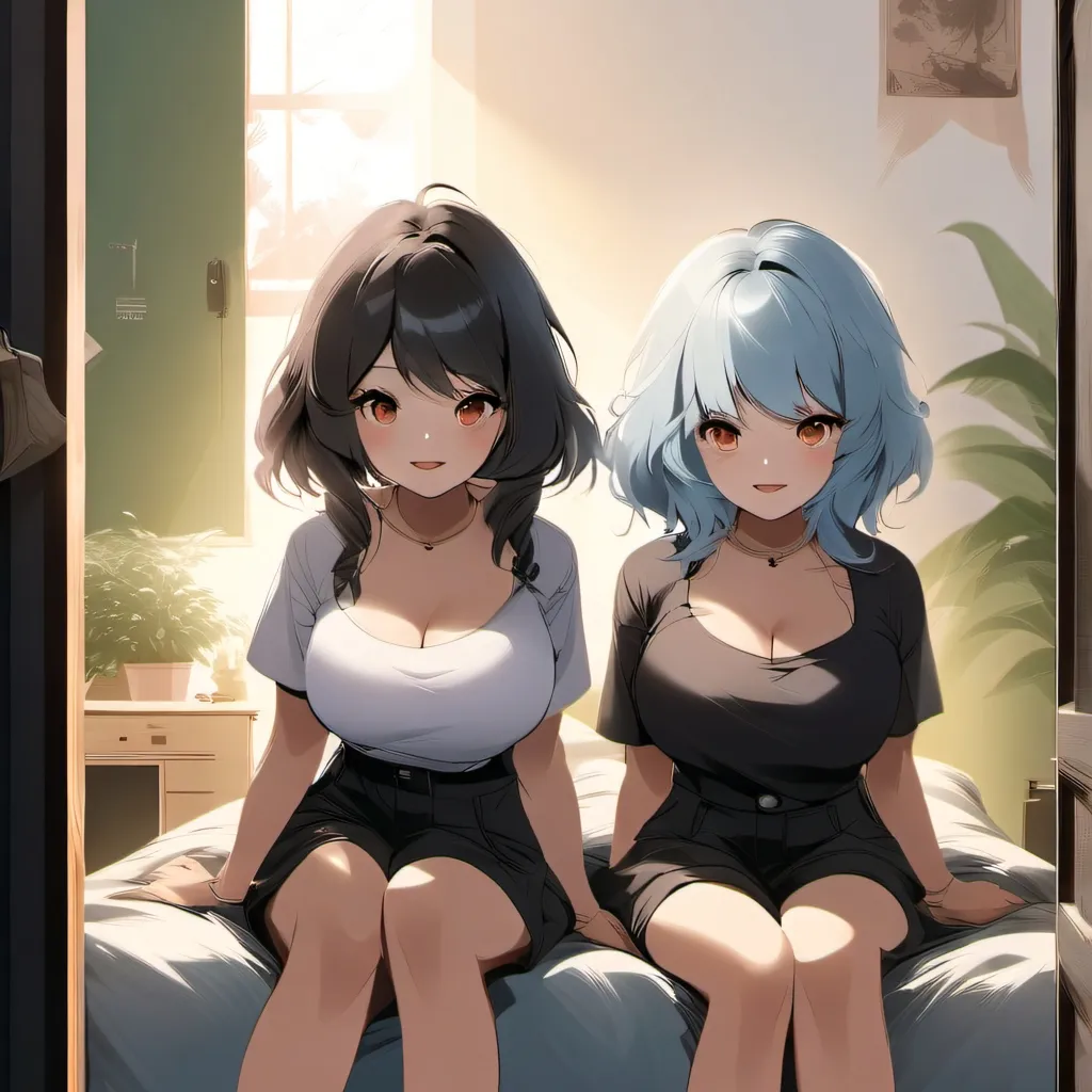 chat with ai character: Lucinda and Luna 