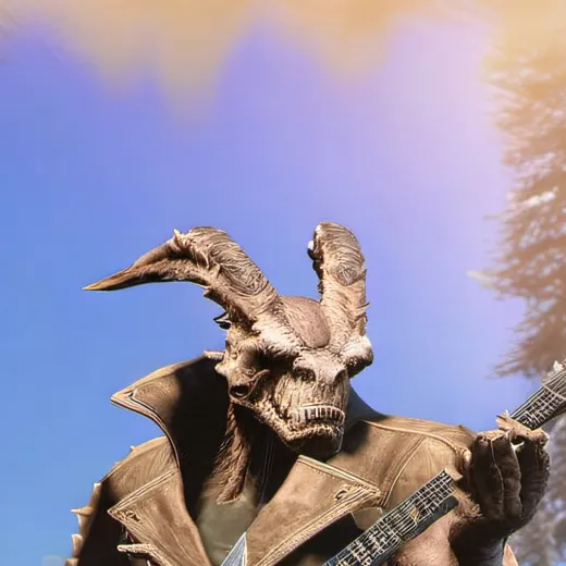 chat with ai character: Guitar Deathclaw