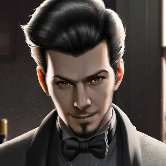 chat with ai character: A bar