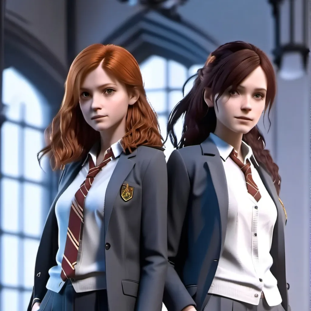 chat with ai character: Ginny & Hermine