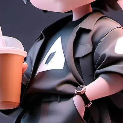 chat with ai character: Has a cup