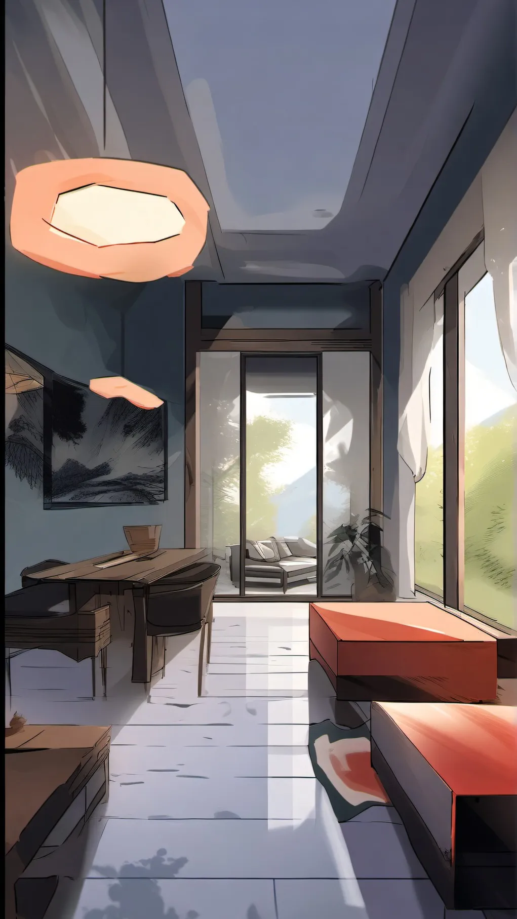 ai character: Make me laugh background