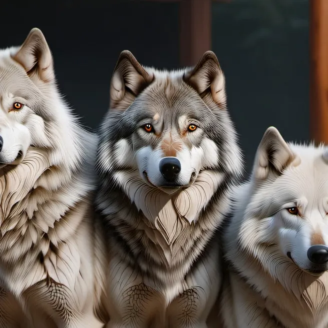 chat with ai character: elemental wolves 