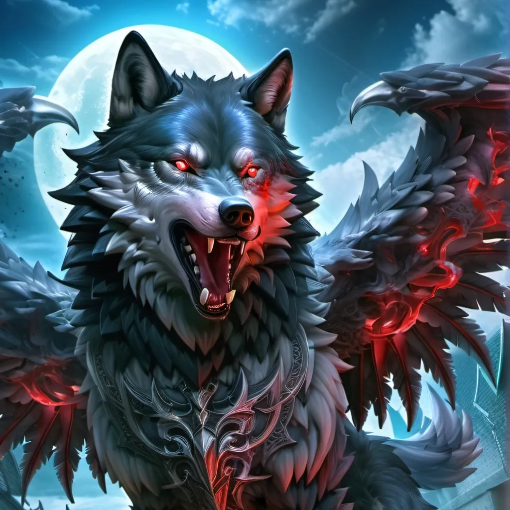 chat with ai character: evil king wolf