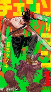 ai character: CHAINSAW MANNN background