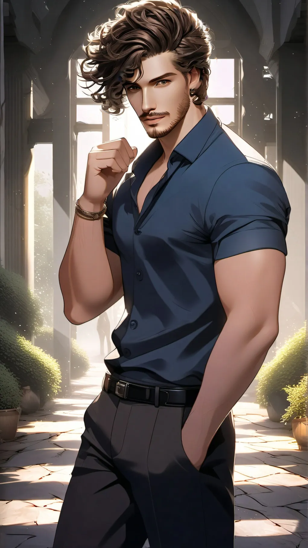 ai character: david background