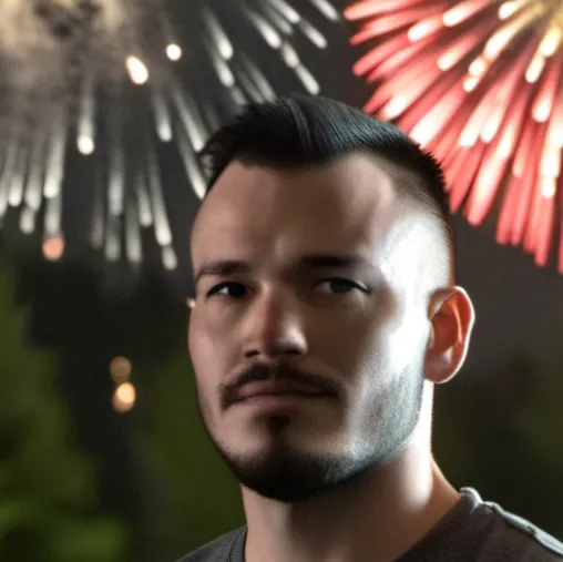 chat with ai character: A fireworksexual