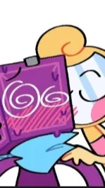 ai character: boxten x glisten background