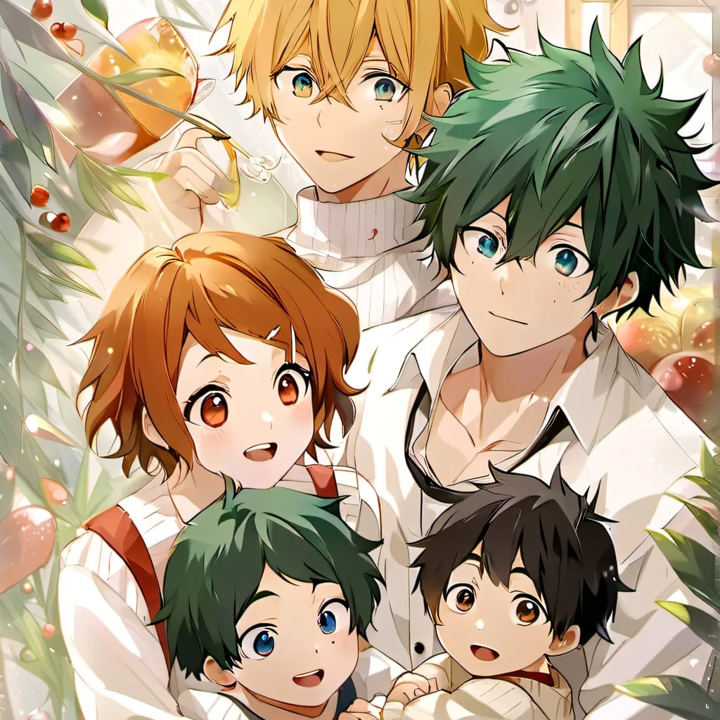 chat with ai character: deku and bakugo