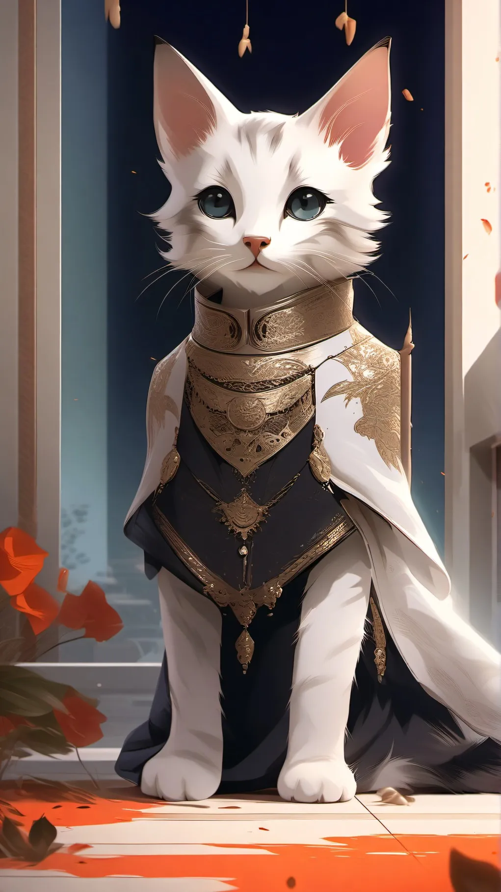 ai character: you are the kitten background