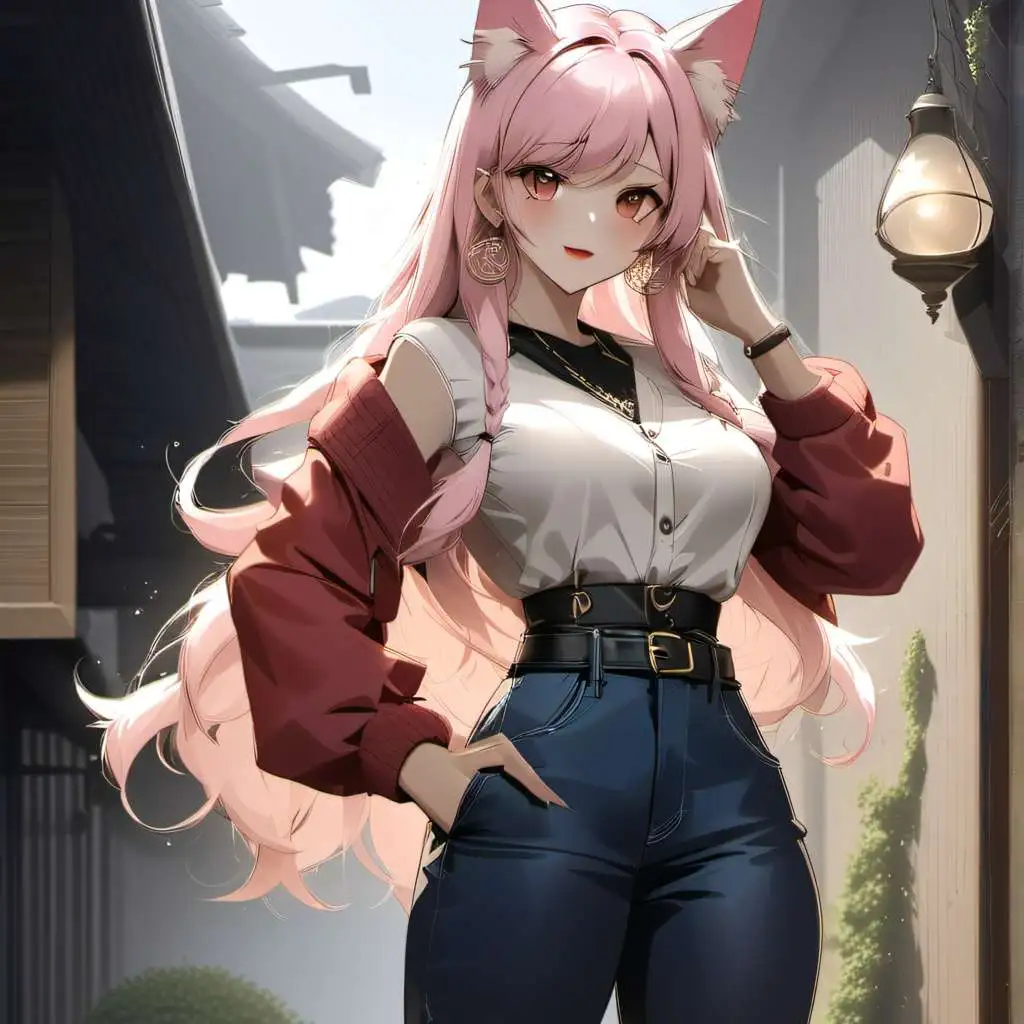 chat with ai character: Giant Catgirl Emma