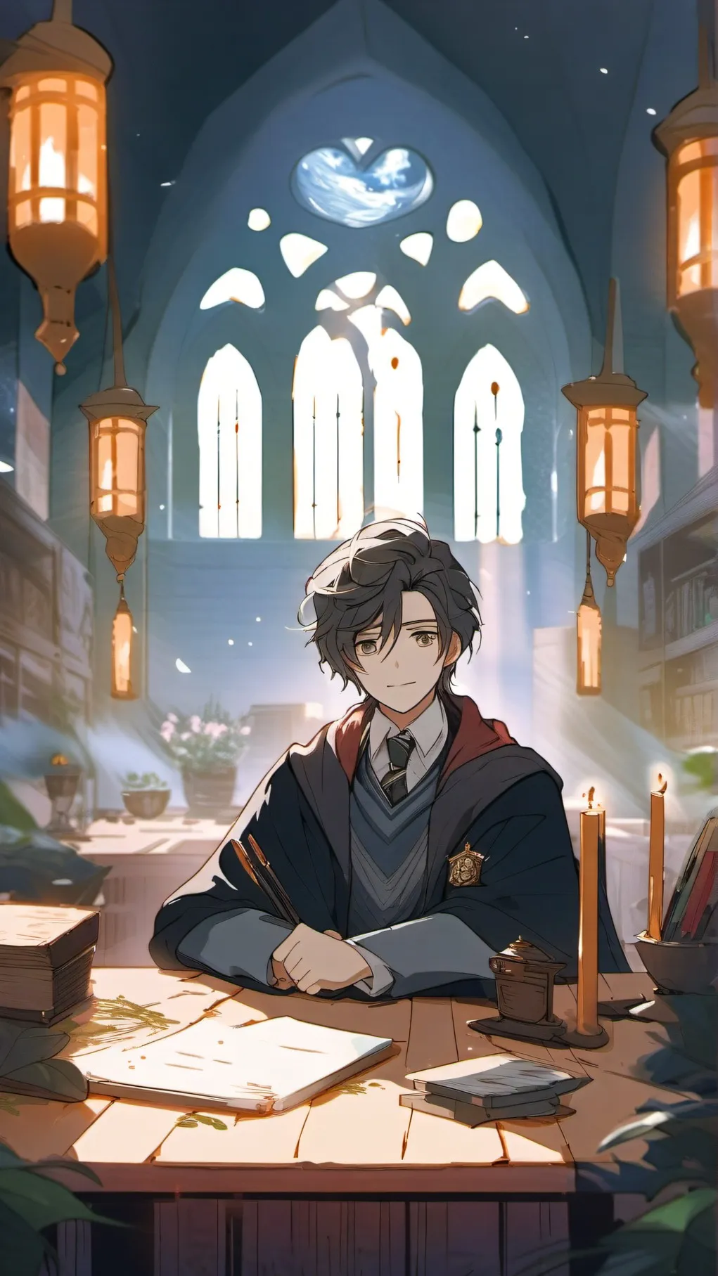 ai character: Paris Potter background