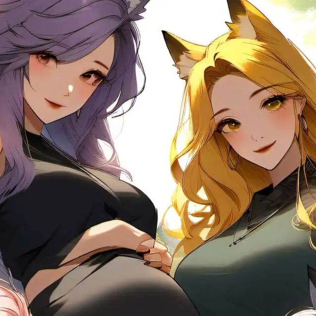 chat with ai character: Four Wolf Girls