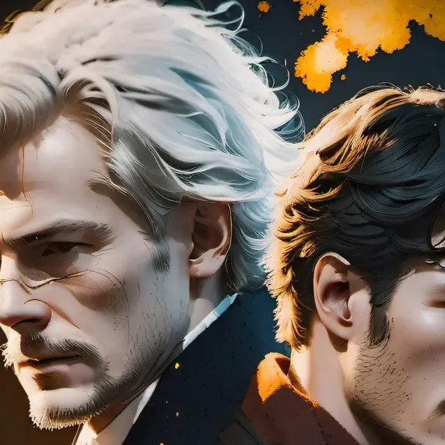 chat with ai character: broken smile