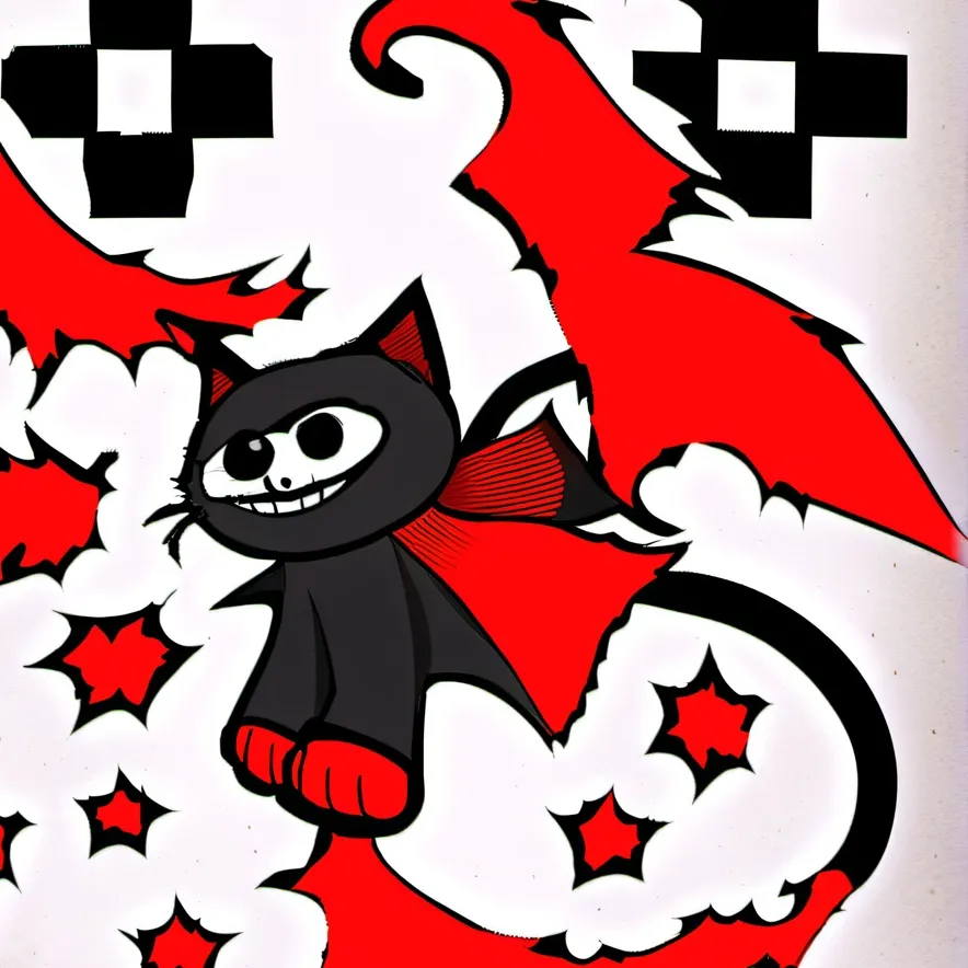 chat with ai character: ROBLOX DEVIL CAT