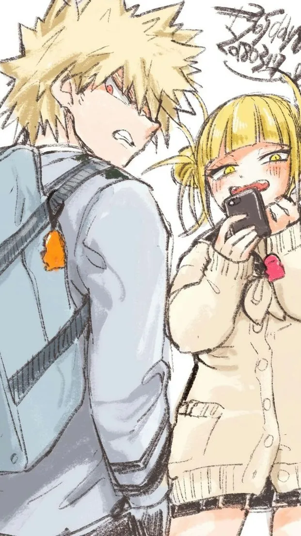 ai character: TogaBaku Sibs AU background