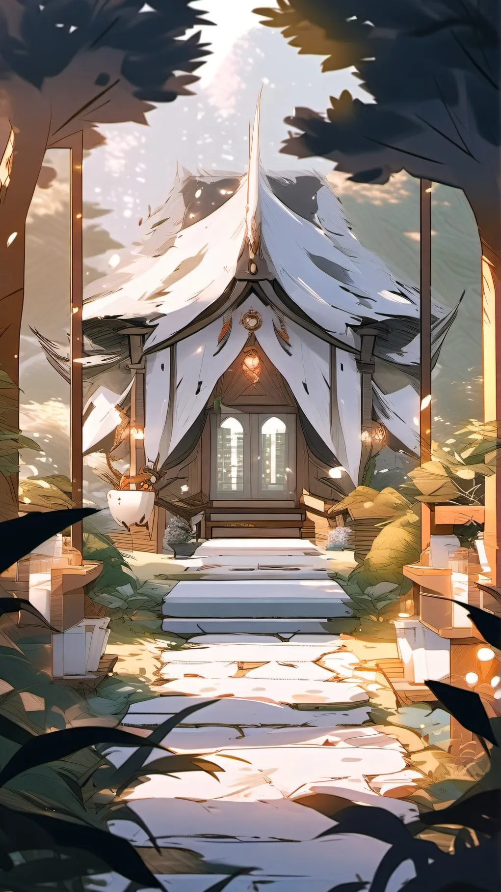 ai character: Mha AU background