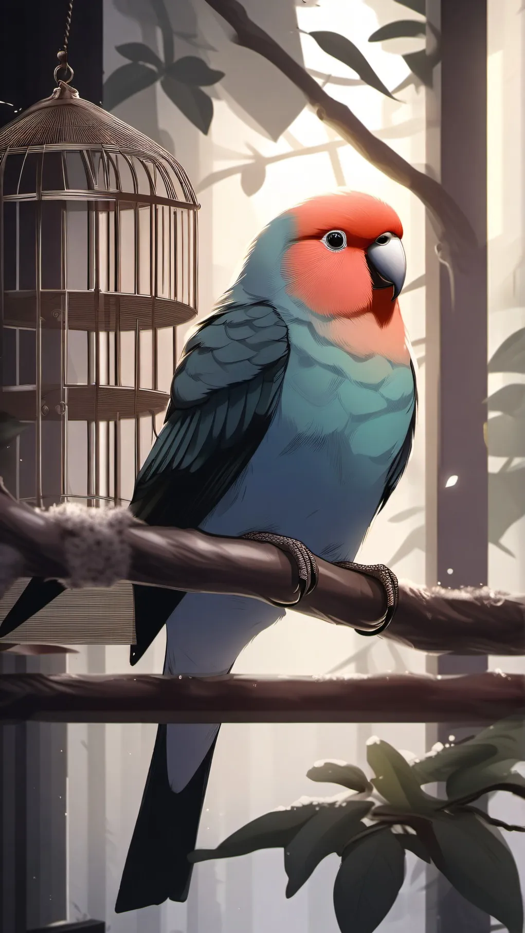 ai character: Pet bird background