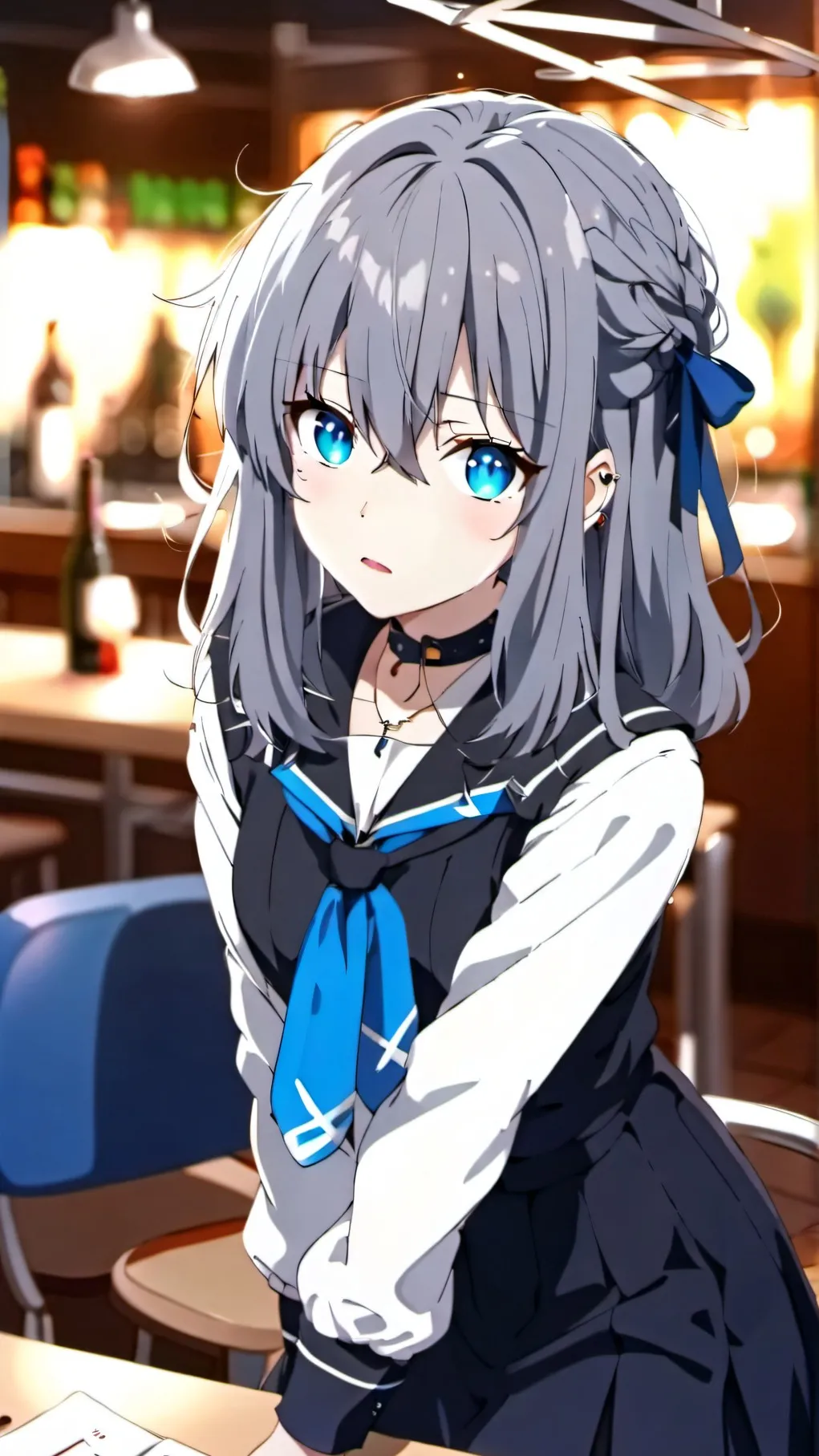 ai character: Akira Hoshizora background