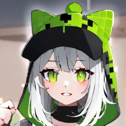 chat with ai character: Creeper girl
